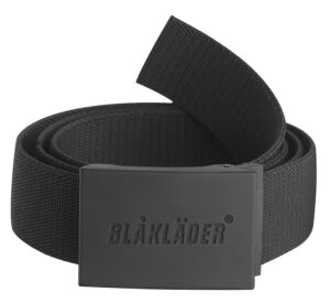 Ceinture boucle gomme stretch 2D Noir