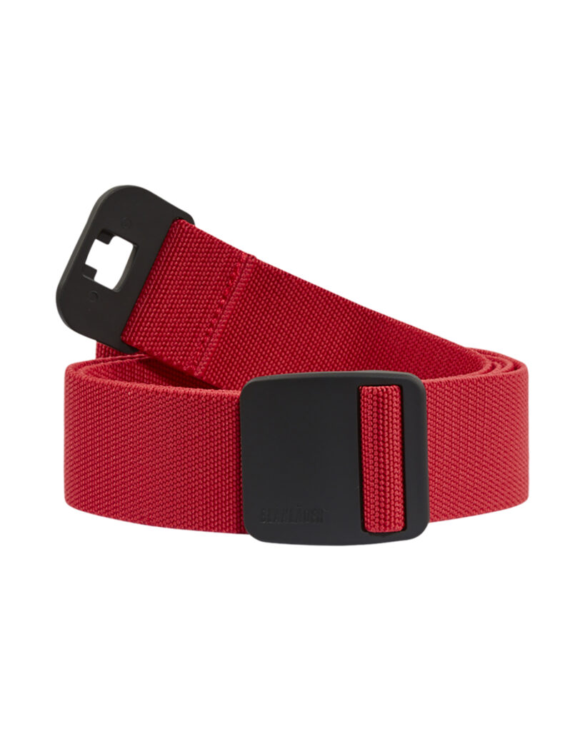 Ceinture stretch 2D non métallique Rouge