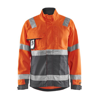 Veste haute visibilité Orange fluo/Gris anthracite