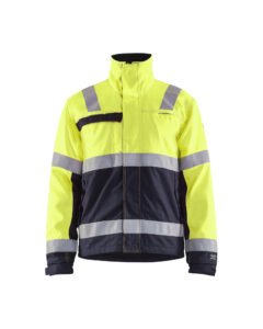 Veste hiver multinormes inhérent Jaune fluo/Marine