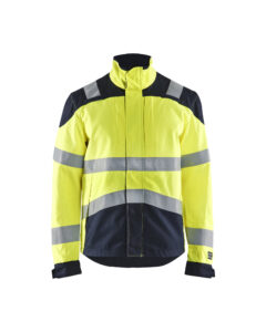 Veste multinormes inhérent Jaune fluo/Marine