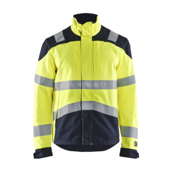 Veste multinormes inhérent Jaune fluo/Marine