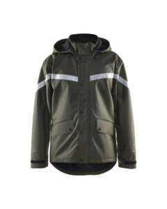 Veste de pluie niveau 2 Vert armée