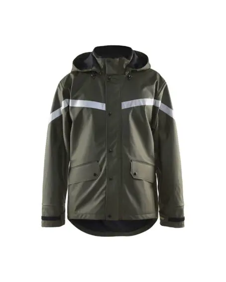 Veste de pluie niveau 2 Vert armée