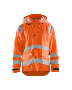 Veste de pluie HV niveau 1 Orange fluo