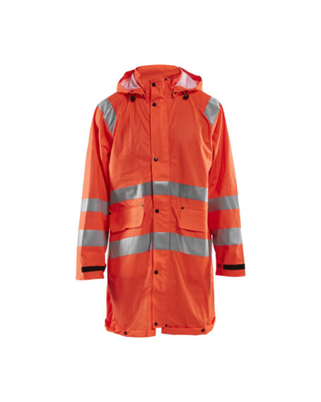 Veste de pluie HV NIVEAU 1 Orange fluo