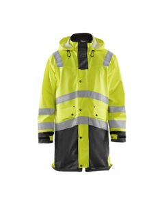 Veste de pluie HV niveau 3 Jaune fluo/Noir