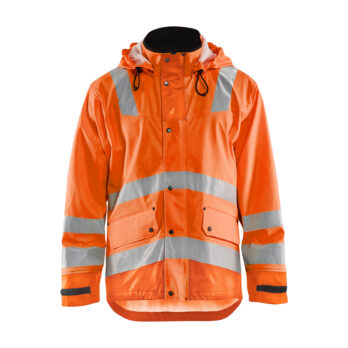 Veste de pluie HV niveau 3 Orange fluo