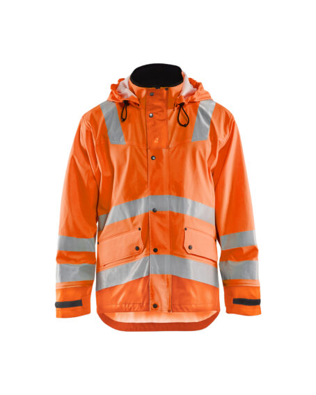 Veste de pluie HV niveau 3 Orange fluo