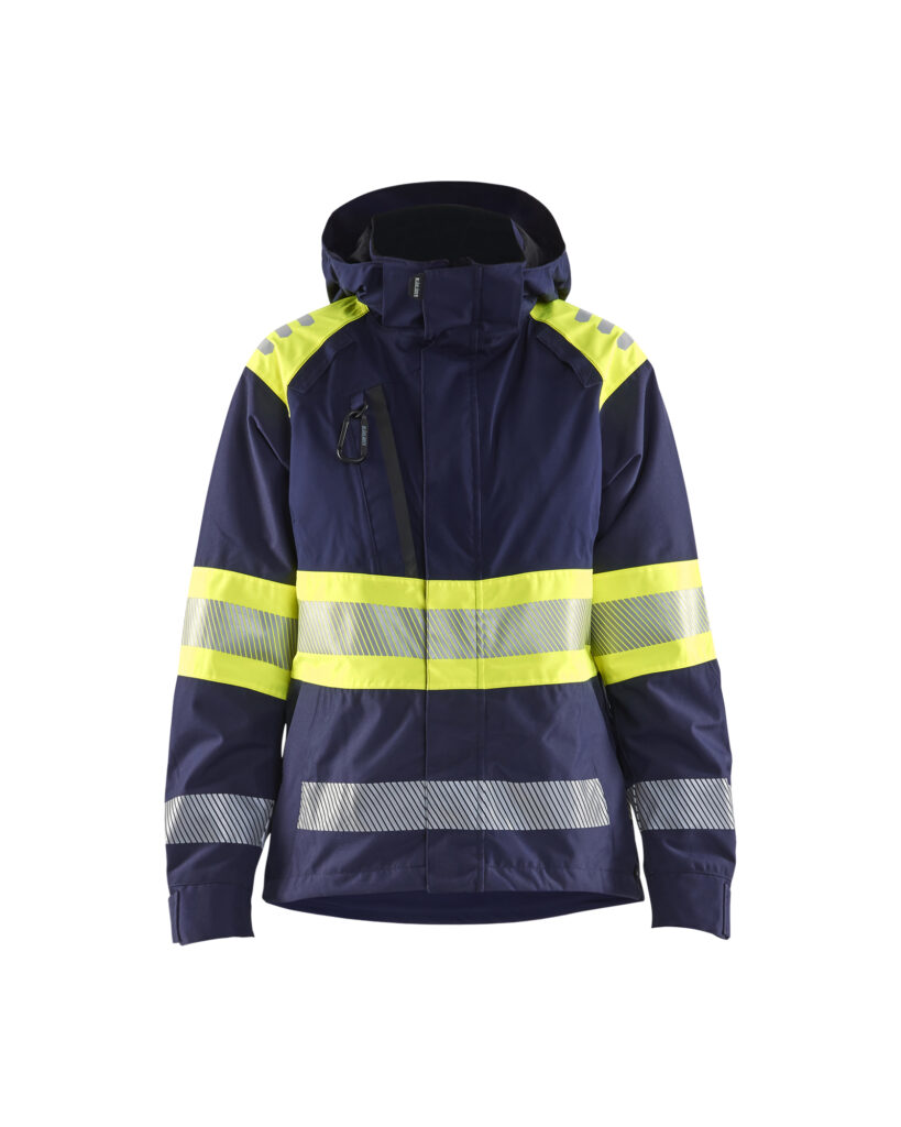 High Vis Shell Jacket women´s Marine/Jaune