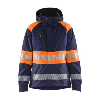 High Vis Shell Jacket women´s Marine/Orange