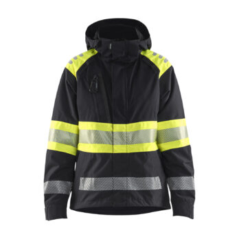 High Vis Shell Jacket women´s Noir/Jaune