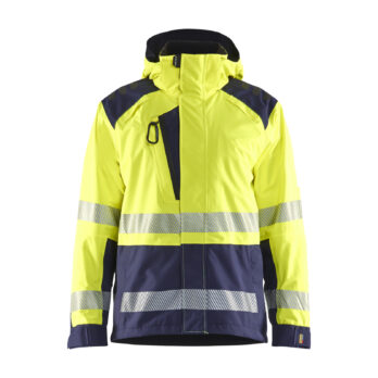 Hi-vis shell jacket Jaune/Marine