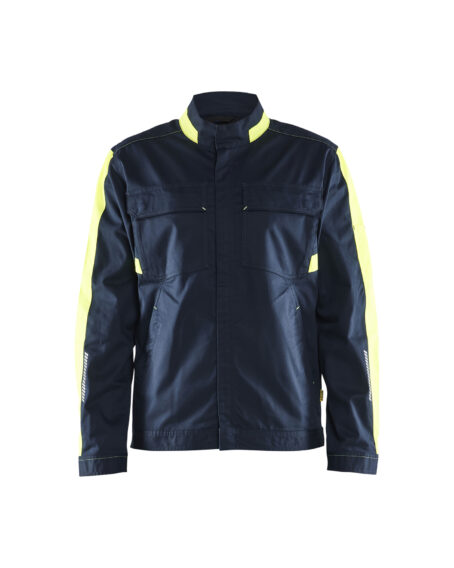 Industry  Jacket  DK Navy/ Hv Yellow