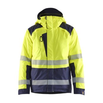 Hi-vis winter jacket Jaune/Marine