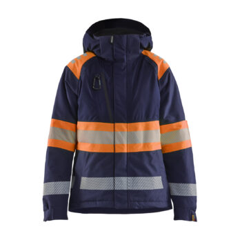 Hi-Vis winter jacket class1 Marine/Orange