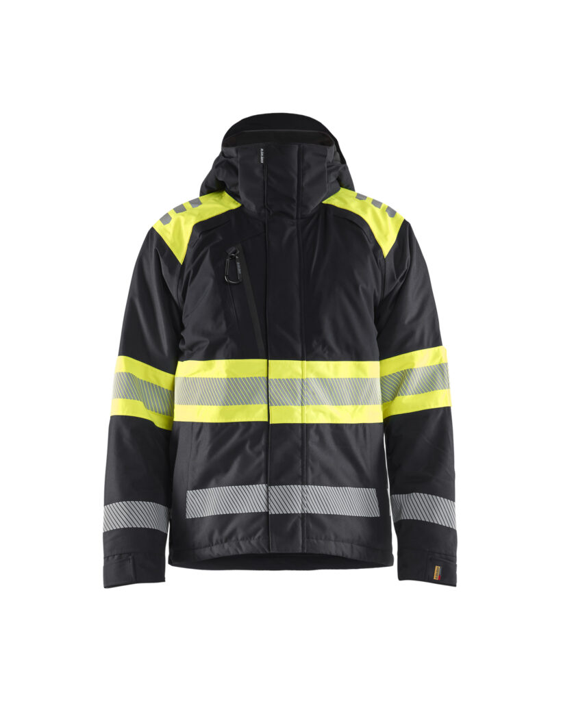 Hi-Vis winter jacket class1 Noir/Jaune