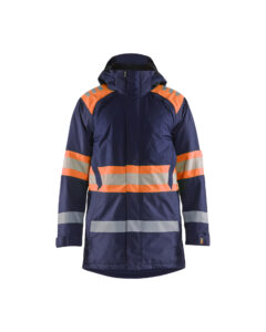 Hi-Vis Winter Parka Class1 Marine/Orange