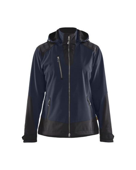 Veste Softshell Femme Marine foncé/Noir