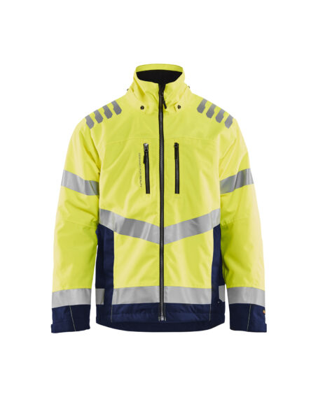 Veste doublée haute visibilité Jaune fluo/Marine