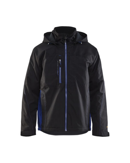 Veste hardshell Noir/Bleu roi