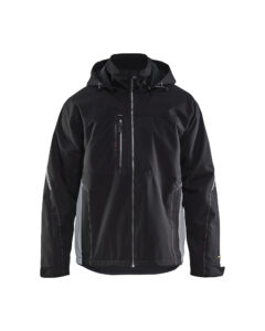 Veste hardshell Noir/Gris clair