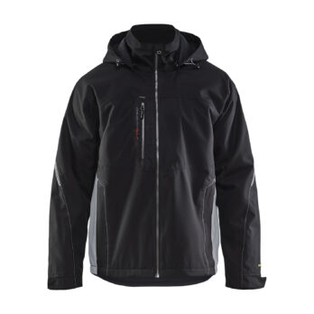 Veste hardshell Noir/Gris clair