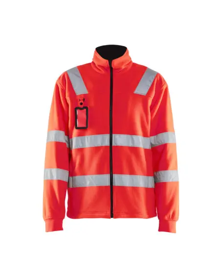 Veste polaire haute visibilité Rouge fluo