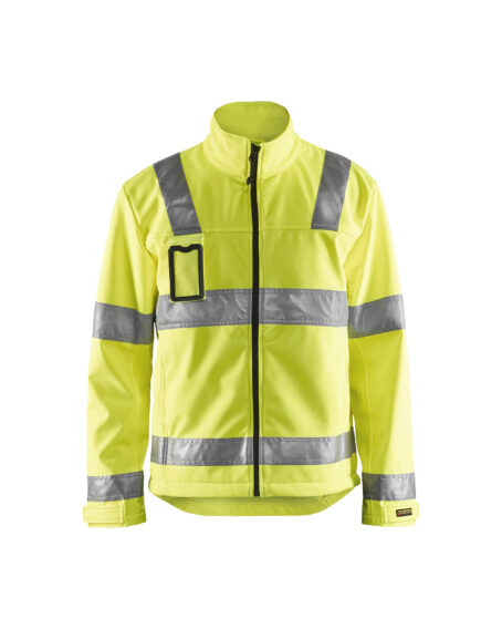 Veste softshell haute visibilité Jaune fluo