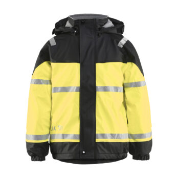 Ensemble de pluie enfant Noir/Jaune fluo