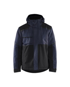 Veste hiver stretch 2D Marine foncé/Noir