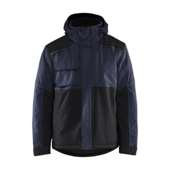 Veste hiver stretch 2D Marine foncé/Noir