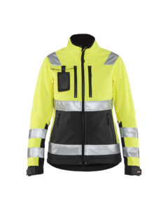 veste softshell HV femme Jaune fluo/Noir