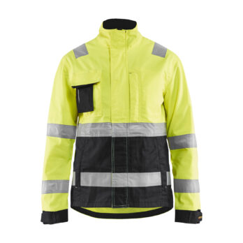 Veste HV Femme Jaune fluo/Noir