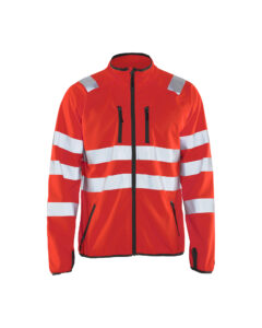 Veste softshell HV Rouge fluo