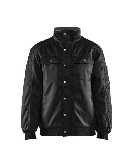 Blouson pilote doublé Noir