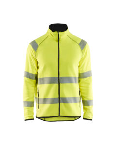 Veste tricotée haute-visibilité Jaune fluo