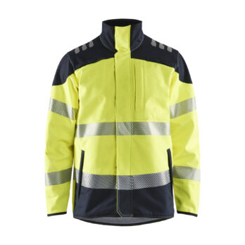 Veste softshell multinormes Jaune fluo/Marine