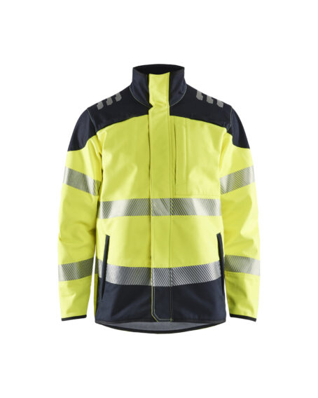 Veste softshell multinormes Jaune fluo/Marine