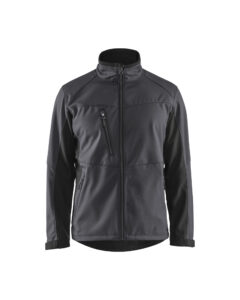 Veste Softshell Gris moyen/Noir