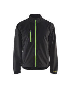 Veste Softshell stretch 2D Noir/vert