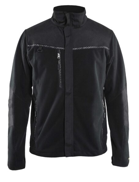 Veste polaire coupe-vent Noir