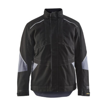 Veste hiver retardant flamme Noir/Gris clair