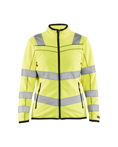 Veste micropolaire HV femme Jaune fluo