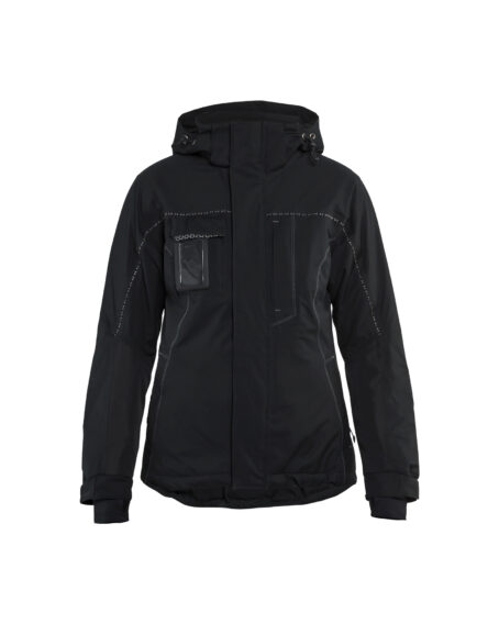 Veste doublée stretch 2D Femme Noir