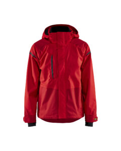 Veste hardshell stretch 2D Rouge/rouge foncé