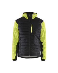 Veste hybride Jaune fluo/Noir