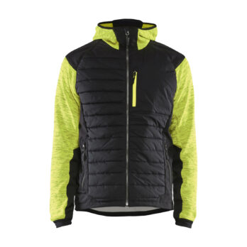 Veste hybride Jaune fluo/Noir