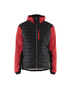 Veste hybride Rouge/Noir