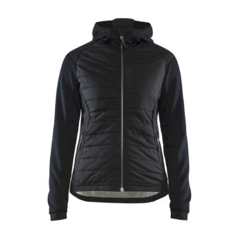 Veste hybride femme Marine foncé/Noir